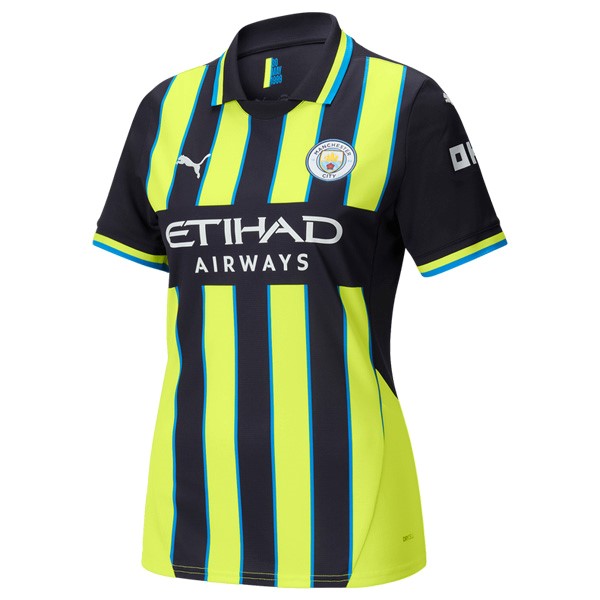 Camiseta Manchester City Replica Segunda Ropa Mujer 2024/25